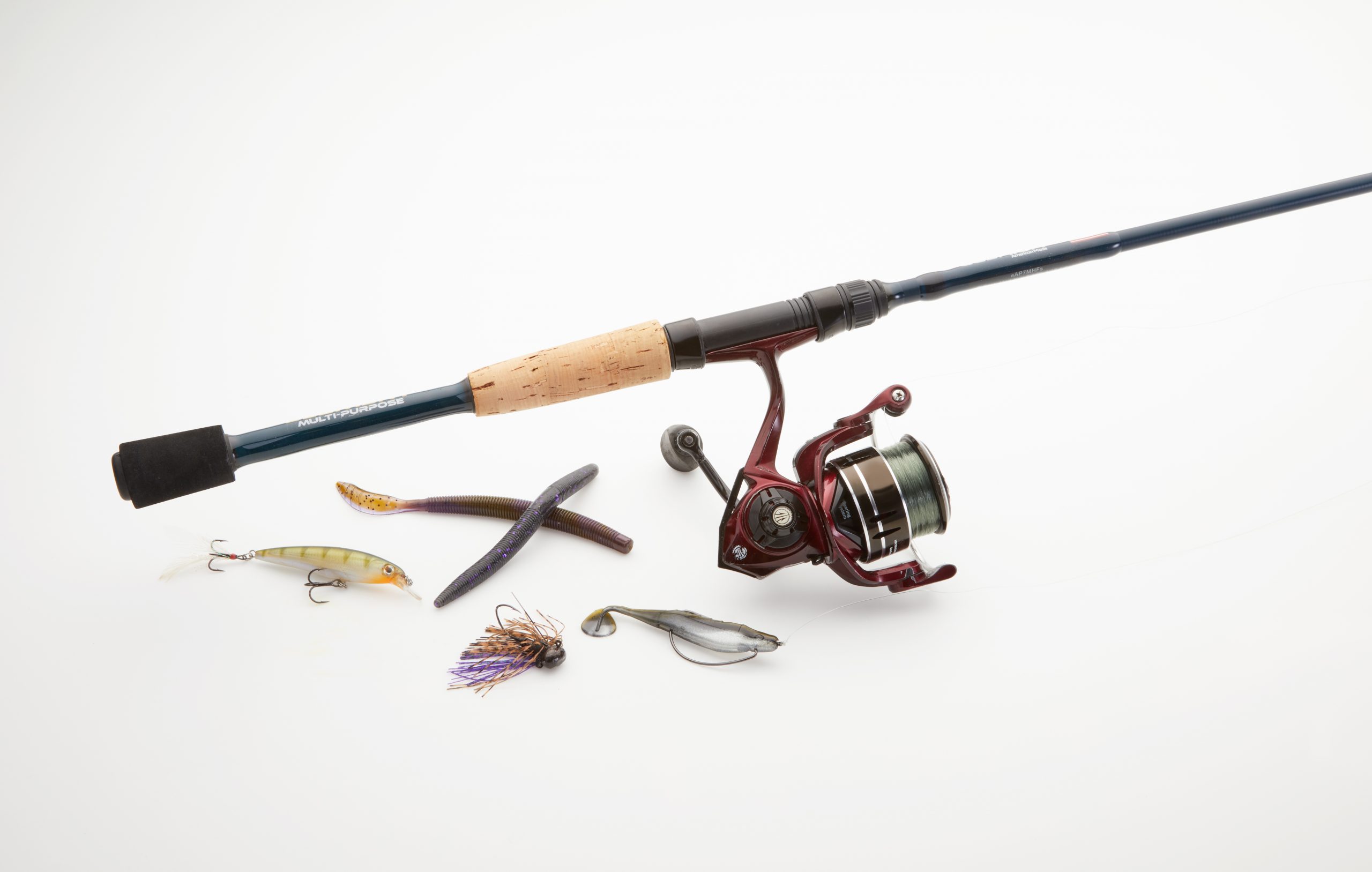 7' Fenwick Elite Tech Bass Medium Spinning Fishing Rod for sale online